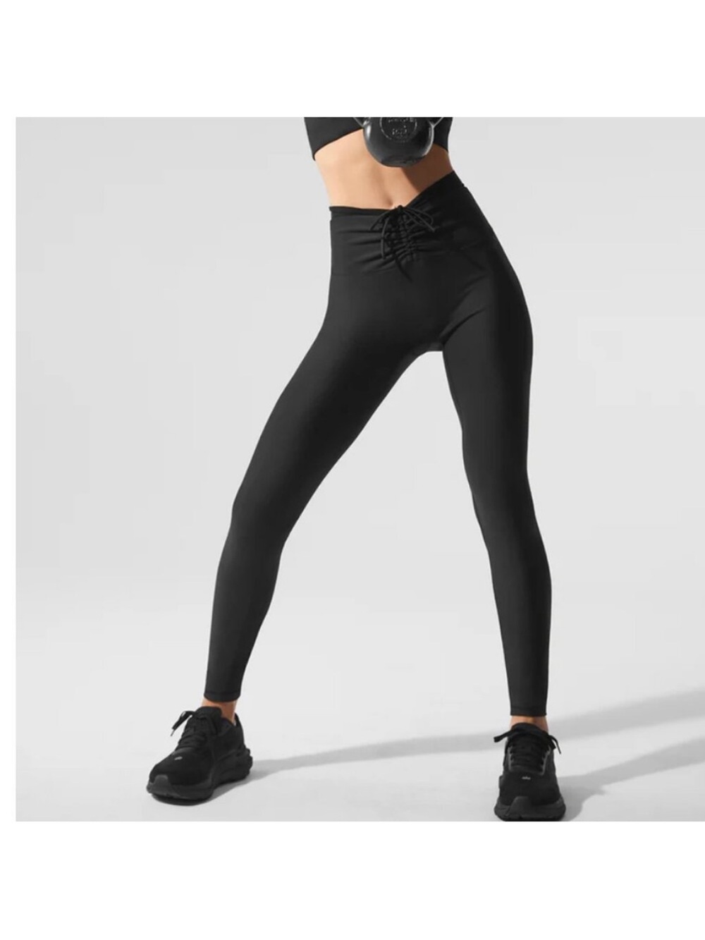 Alo Airlift Mesh High-Waist Divine Legging Black Size Xxs  NWOT